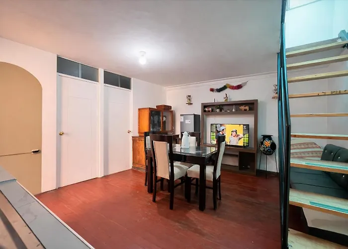 Dpto En - A 3 Min Plaza De Armas - Pax 5 Apartamento